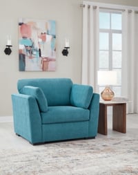 Ashley Keerwick Oversized Chair, Teal