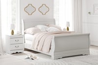 Ashley Anarasia Full Sleigh Bed, White