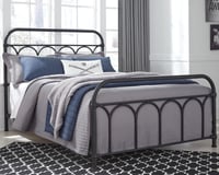 Ashley Nashburg Full Metal Bed, Black