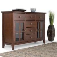 Ashley Simpli Home Artisan Buffet, Russet Brown