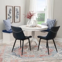 Ashley Linon Landin Dining Table with 2 Chairs and Bench, White