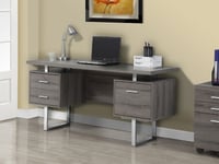 Ashley Monarch Specialties Raegan 24" Computer Desk, Dark Taupe