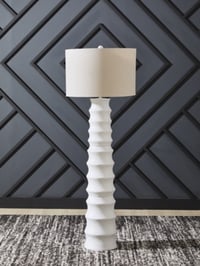 Ashley Veraleigh Floor Lamp, White