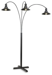 Ashley Sheriel Floor Lamp, Black
