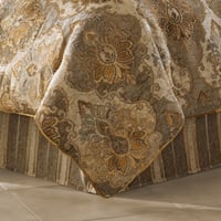 Ashley J. Queen New York Bradshaw King 4 Piece Comforter Set, Natural