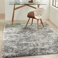 Ashley Nourison Home Mixed Dreamy Shag Rug, Charcoal Gray