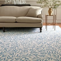 Ashley Safavieh Martha Stewart Collection Casual 8' x 10' Area Rug, Ivory/Blue