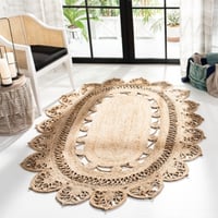 Ashley Safavieh Natural Fiber Collection Farideh 6' x 9' Oval Rug