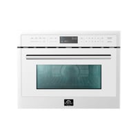 Forno Oliena Espresso 24 Inch Built-In Microwave Convection Oven, 1.6 cu.ft., 1000W/1750W