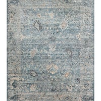 Bokara Rug Co., Inc. Handwoven Wool Oriental Area Rug in Gray/Light Blue