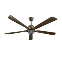 godohome 60 Inch Modern Wood Ceiling Fan with Light and Remote Control - Quiet Reversible DC Motor LED Ceiling Fan for Living Room, Dining Room, Kitchen