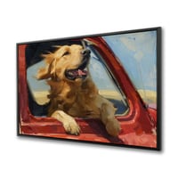 Begin Edition International Inc. Feel the Wind - Turquoise Framed Canvas for Home Decor