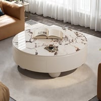 Trentastic Trails Cream Round Coffee Table