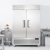 VEVOR Commercial Refrigerator 44.21 Cu.ft, Reach In 54.4" W Upright Refrigerator 2 Doors