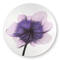 Begin Edition International Inc. Beautiful Anemone Purple Flower Rug | Floral Outdoor Decor