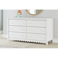 Isabelle & Max™ Patricia 6 Drawer 60.75" W Double Dresser