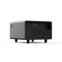 Orren Ellis Modern Smart Side Table With Built-In Fridge, Wireless Charging, Temperature Control, Power Socket, USB Ports, Outlet Protection, Induction Light
