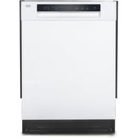 BLACK+DECKER 24" Built-In Dishwasher, 12-Place Setting Capacity with Stainless Steel Tub, Dish Washer with 5 Wash Programs and Smart Wash Cycle, ENERG
