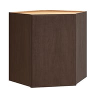 Dwelling Rosemont 24" W X 30" H X 12" D Fully Assembled 1-Door Diagonal Corner Wall Cabinet With 2 Adjustable Shelves