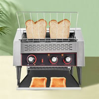 SUNYOU Stainless Steel Heavy Duty Industrial Toasters With Three-Ring Heating Tubes