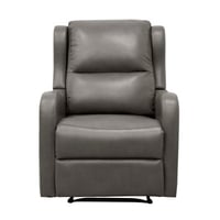 Hokku Designs Faux Leather Upholstery Reclining Chair 1Pc Living Room Furniture Comfort Seating