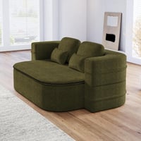 4CASA INTERNATIONAL Chenille Folding Mattress Sofa