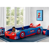 Delta Children Spidey And His Amazing Friends 2-piece Twin Bedroom Furniture Set – Includes Twin Race Car Bed And Twin Mattress