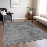 Wade Logan® Machine Washable Indoor/Outdoor Christain ACN1359 Gray Rug