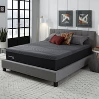 ComforPedic From Beautyrest 14'' Medium Charcoal Infused Gel Memory Foam Mattress