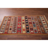 Bungalow Rose Vegetable Dye Kilim Flat Weave Rug 3x6