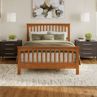 Red Barrel Studio® Brooklyn Foundation Bed with Matching Footboard