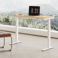 Inbox Zero Home Office Height Adjustable Standing Desk with Drawer