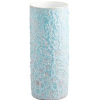 Cyan Design Sumba Blue/White 17.5" Porcelain Table Vase