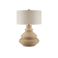 Currey & Company Jaru Rattan Table Lamp