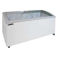Maxx Cold 71" Sliding Glass Top Mobile Ice Cream Display Freezer - 16 Cu. Ft. (453L)