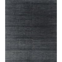 Bokara Rug Co., Inc. Hand-Knotted Black/Gray Area Rug