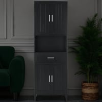 Lark Manor™ 70.9" High Freestanding Tall Bathroom Cabinet with Drawer, Cabinets, Soft-Close Doors, and Adjustable Shelves for Bathroom, Living Room, or Laundry Ro