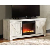 Loon Peak® Kahne TV Stand for TVs up to 70" with Fireplace Included