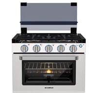 Camplux RV Stove Gas Range 17 inches Tall, Gas Range Oven with 3 Burners Cooktop for RV, RGS17MSF