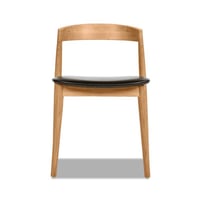Winston Porter Meli Low Back Side Chair in Brown/Black