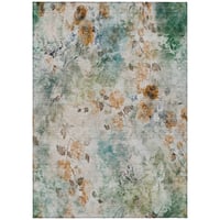 HomeRoots Rectangle Machine Woven Area Rug