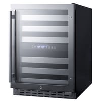 Summit Appliance 46 Bottle Dual Zone Built-In Wine Refrigerator