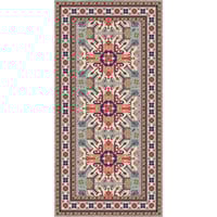 ADAMA LLC Mulah Turquoise Cushioned Kitchen Mat