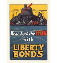 Buyenlarge Beat Back The Hun with Liberty Bonds by Frederick Strothmann Vintage Advertisement