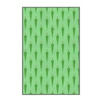 Rug Tycoon Machine Woven Rectangle 8' x 10' Area Rug in Green