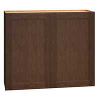 Dwelling Livingston Fully Assembled 2-Door Standard Wall Cabinet with 2 Adjustable Shelves  36" W X 30" H X 12" D
