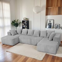 HANGZHOURUNXIN Modular U-Shaped Sectional Sofa
