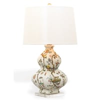 Port 68 Scalamandre 31" White/Green Table Lamp