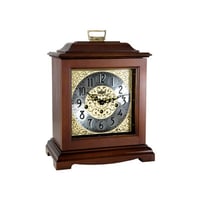 Canora Grey Bracket Clock in a CHERRY Finish with a Mechanical 8 Day Westminster Chiming Movement