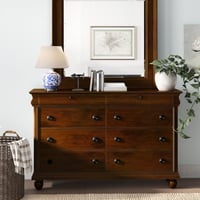 Lark Manor™ Lenny 64" W 8 Drawer Dresser & Mirror Set